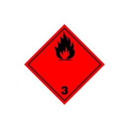 Symbole de danger 250x250 adhésif N°3/N