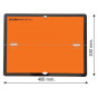 ADR Plaque Neutre avec Trous 40x30 Galva